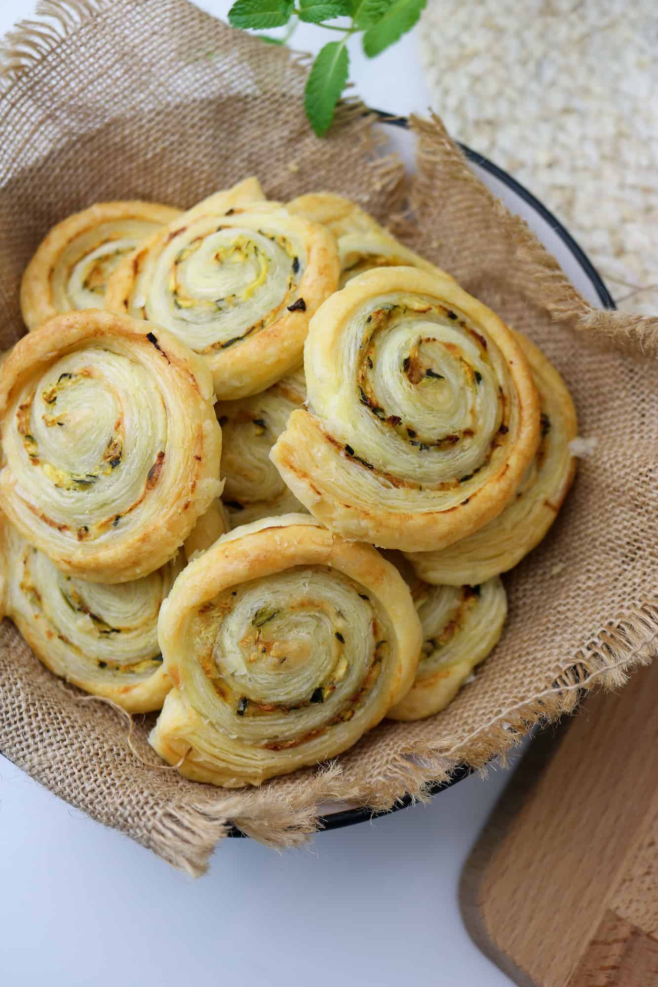 puff pastry zucchini roll ups