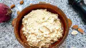 Vegan Almond Ricotta close up