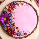 raw cake crostata crudista alle fragole