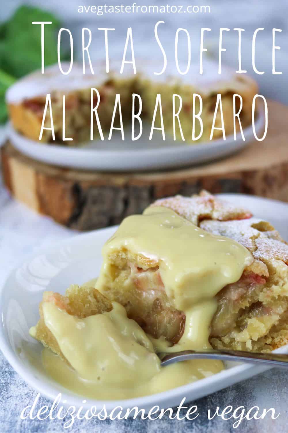 torta al rabarbaro pinterest