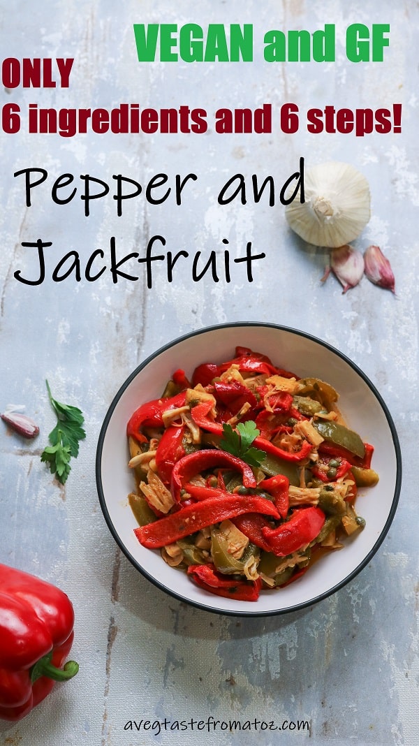 Bell Peppers and Jackfruit pintrest