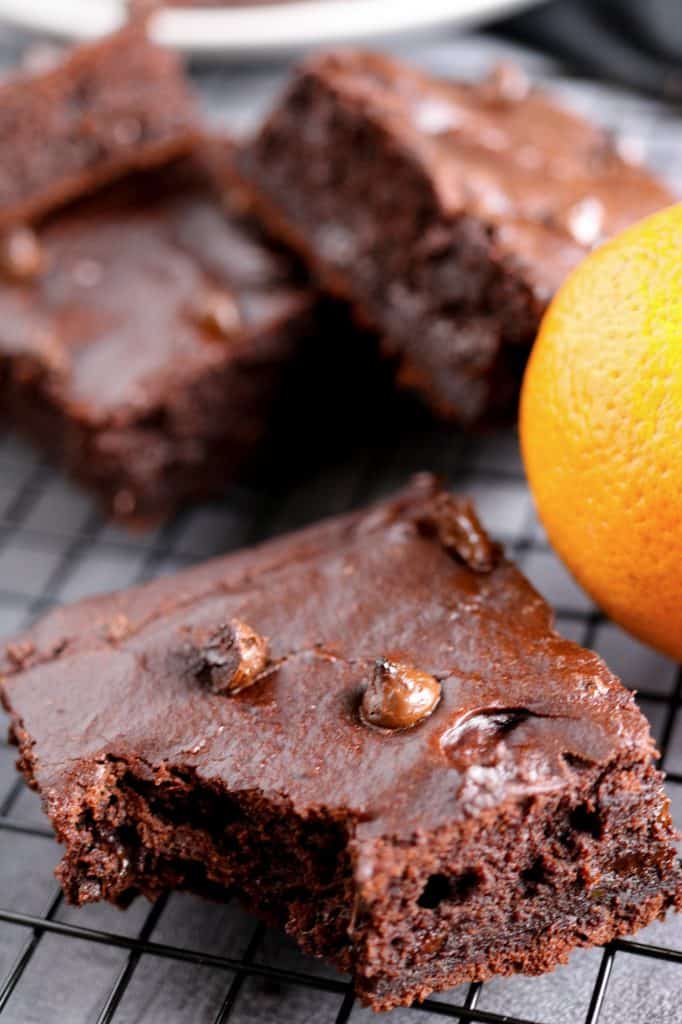 morso brownie cioccolato arancia oil free