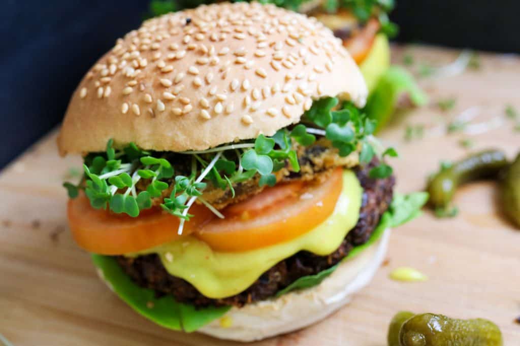 dettaglio Burger di Quinoa e Funghi