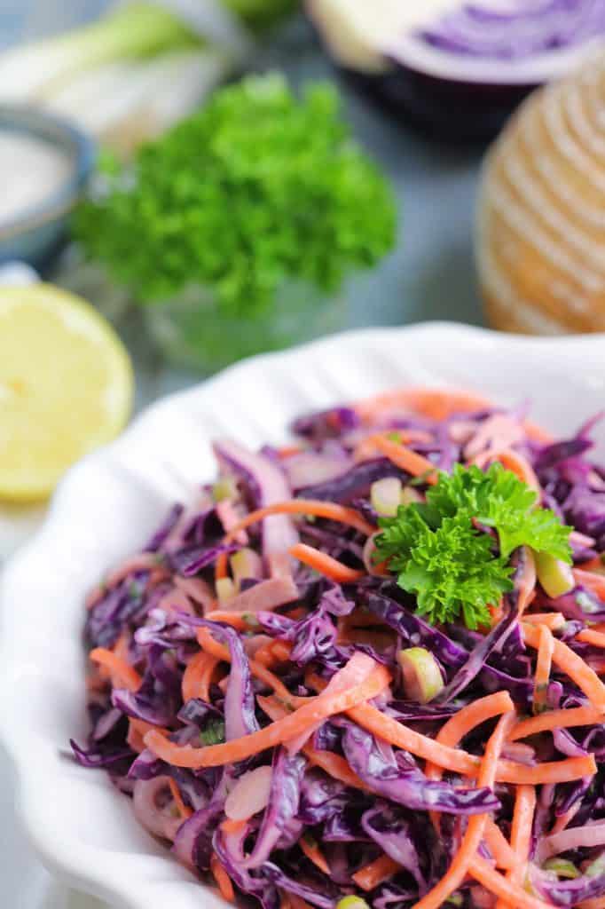 dettaglio insalata coleslaw light