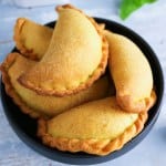 vegan empanadas close up