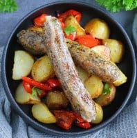 vegan and gluten free homemade sausages