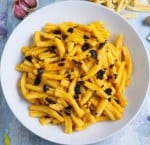 pasta vegan con zucca e alga dulse