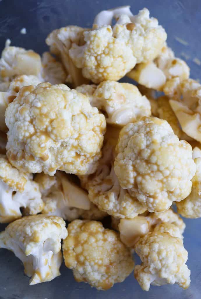 Marinatura del cavolfiore per Cavolfiore Kung Pao
