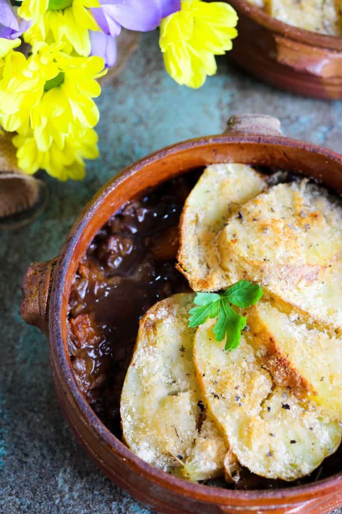 Pie di Lenticchie e Zucca dettaglio