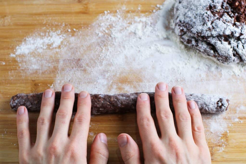 shaping Castagnelle | The Best Italian Christmas Cookies Recipe