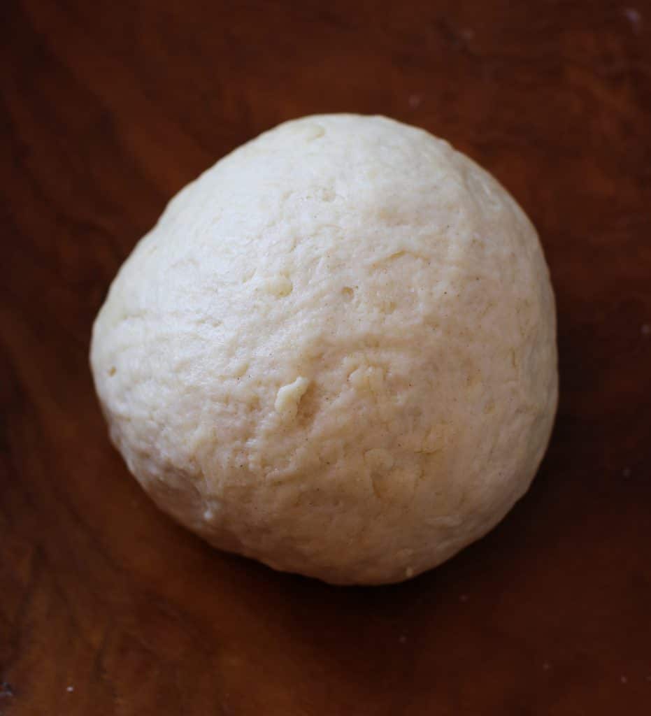 vegan shortcrust pastry ball