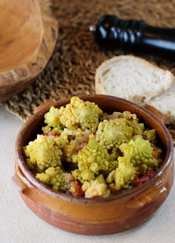 easy romanesco broccoli stew