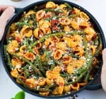 pasta al forno vegana coi fagiolini