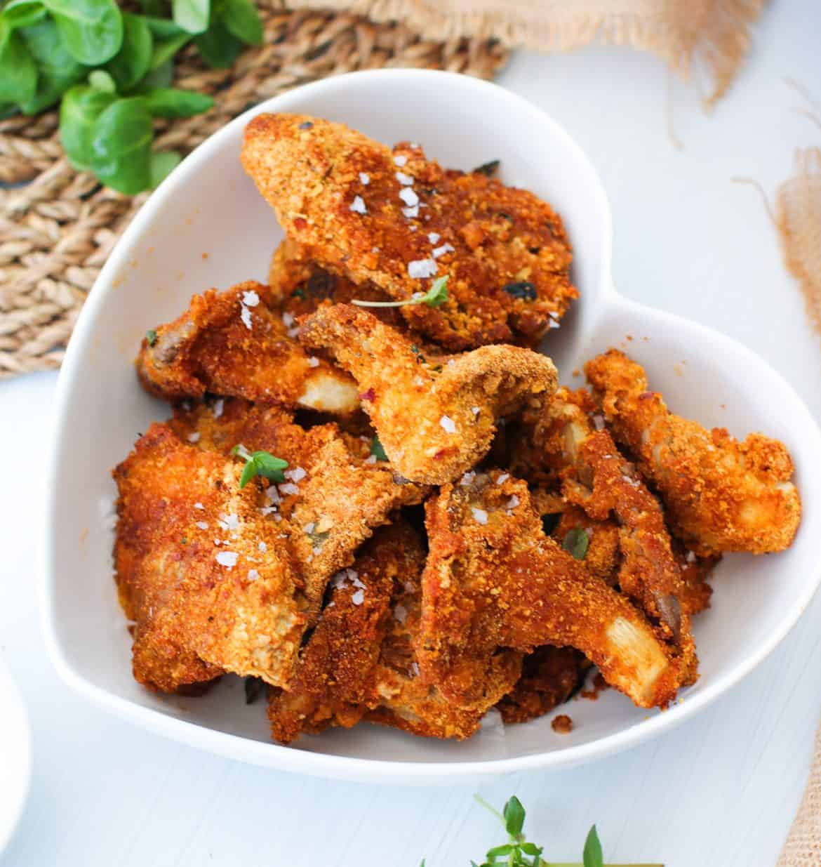 Air Fried Oyster Mushrooms (Just like Chicken Wings!)