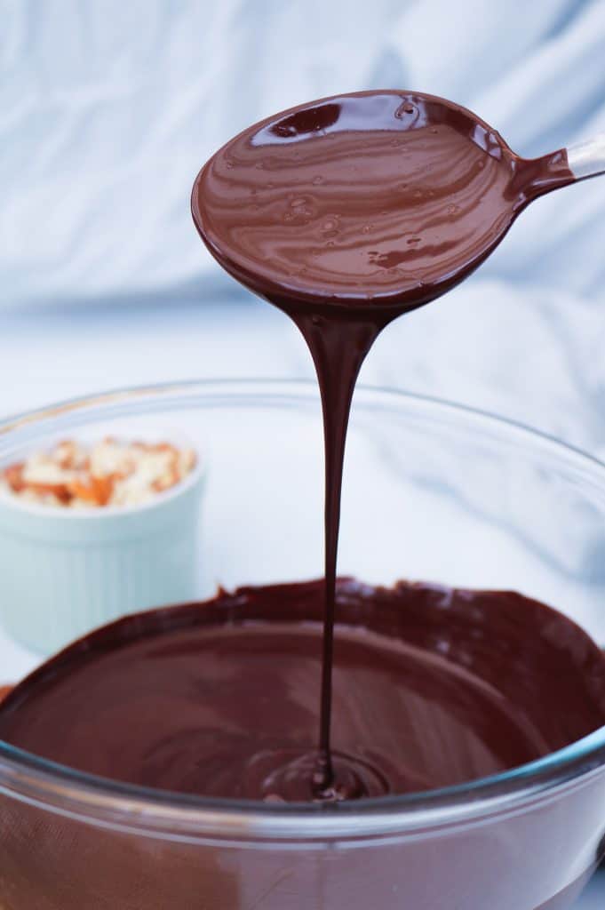 melted chocolate