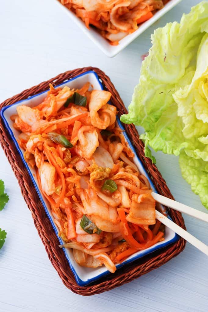 speedy vegan kimchi