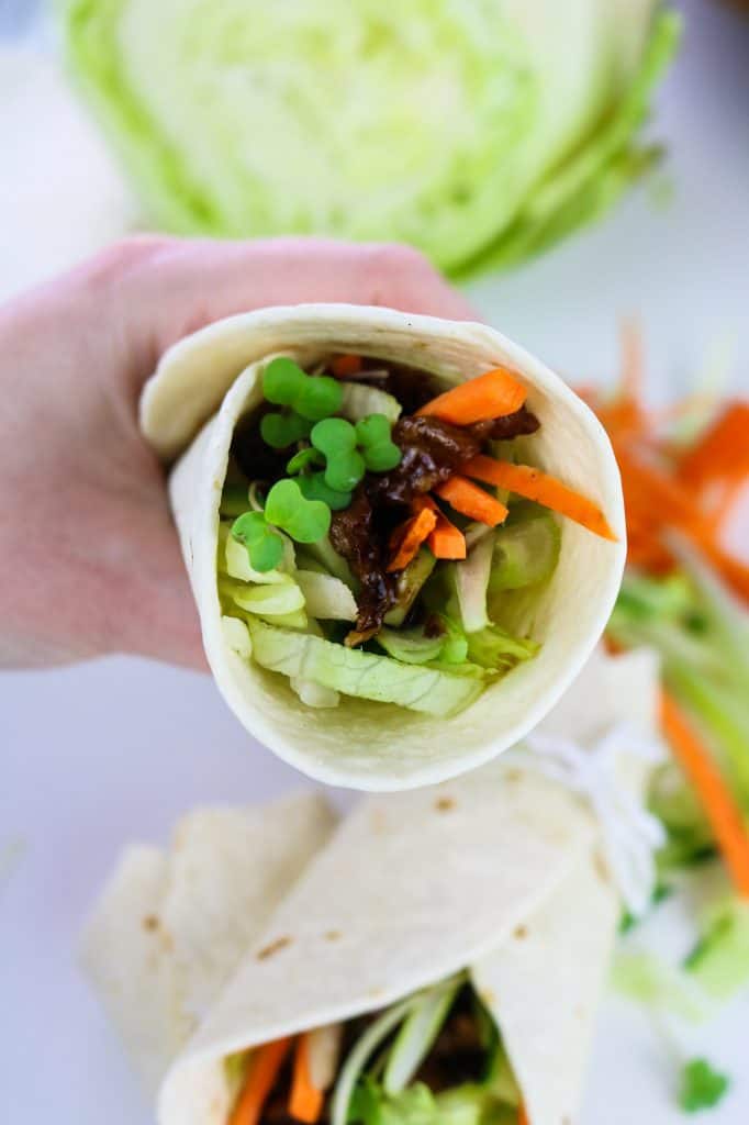 Vegan Hoisin "Duck" Wraps