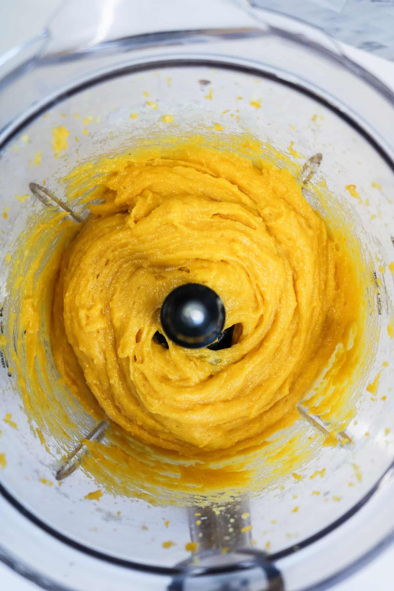 blended pumpkin and potatoes