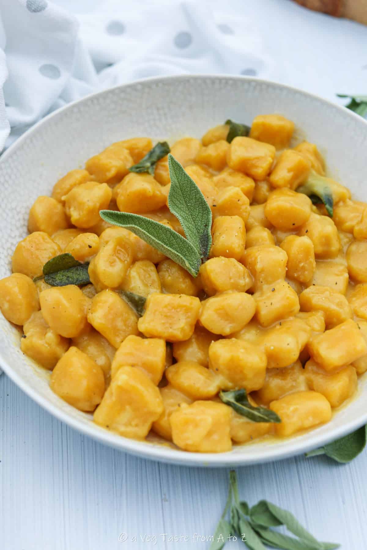 Easy Butternut Squash Gnocchi • a Veg Taste from A to Z
