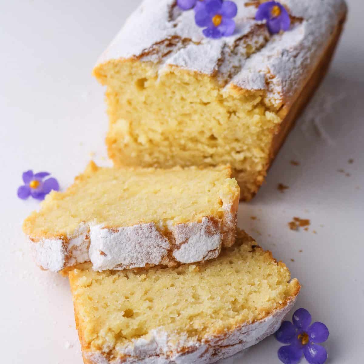 Plum Cake Vegan al Limone
