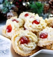 Vegan Italian Almond Cookies close up
