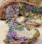 Multicoloured Sourdough Bread
