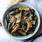 Garlic and chilli Chinese Aubergine Eggplant