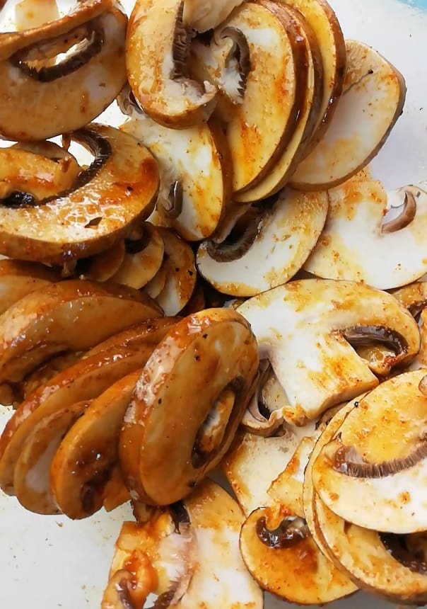 mushroom bacon marinade