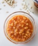 baked beans served in a bowl