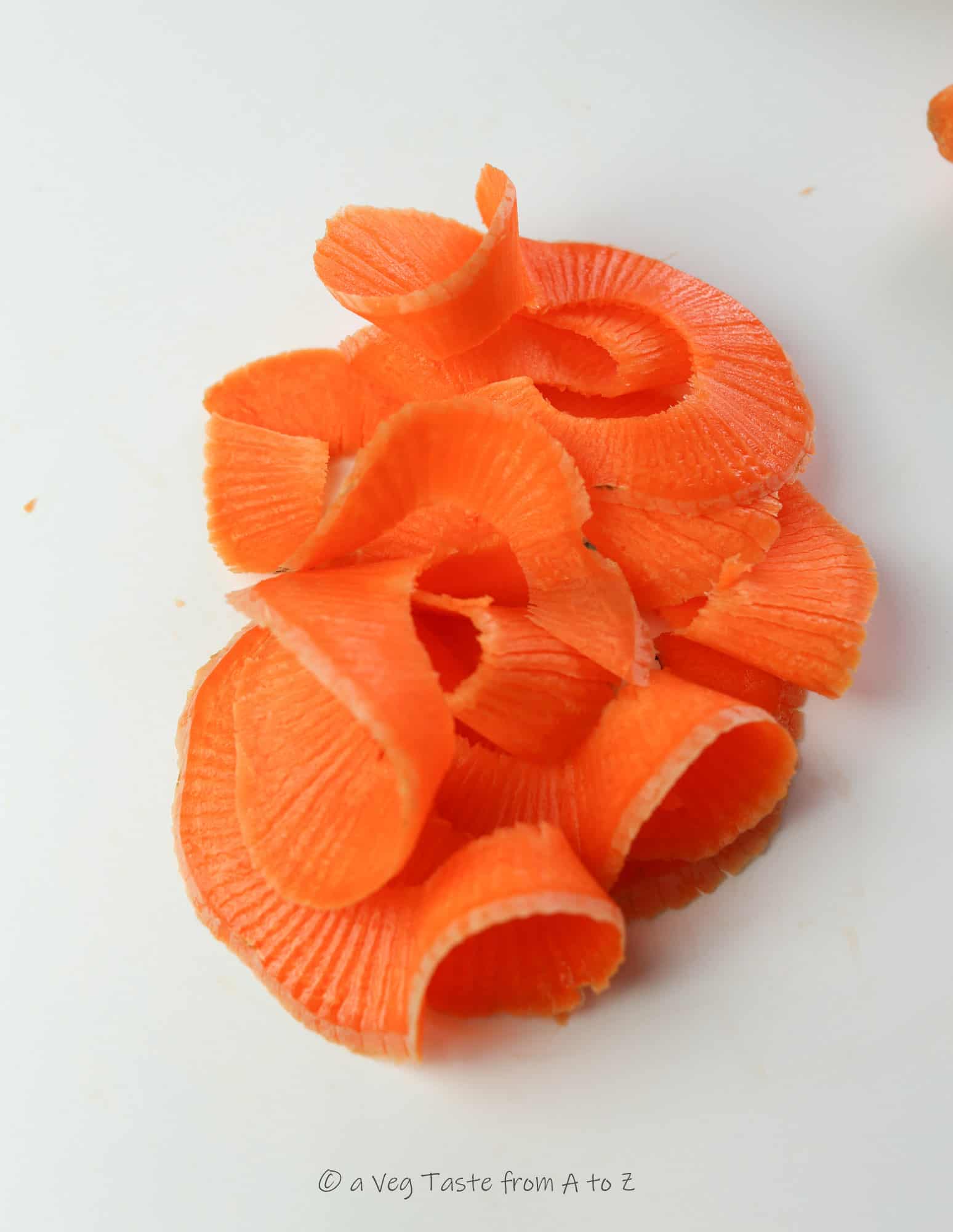 spiralized carrots