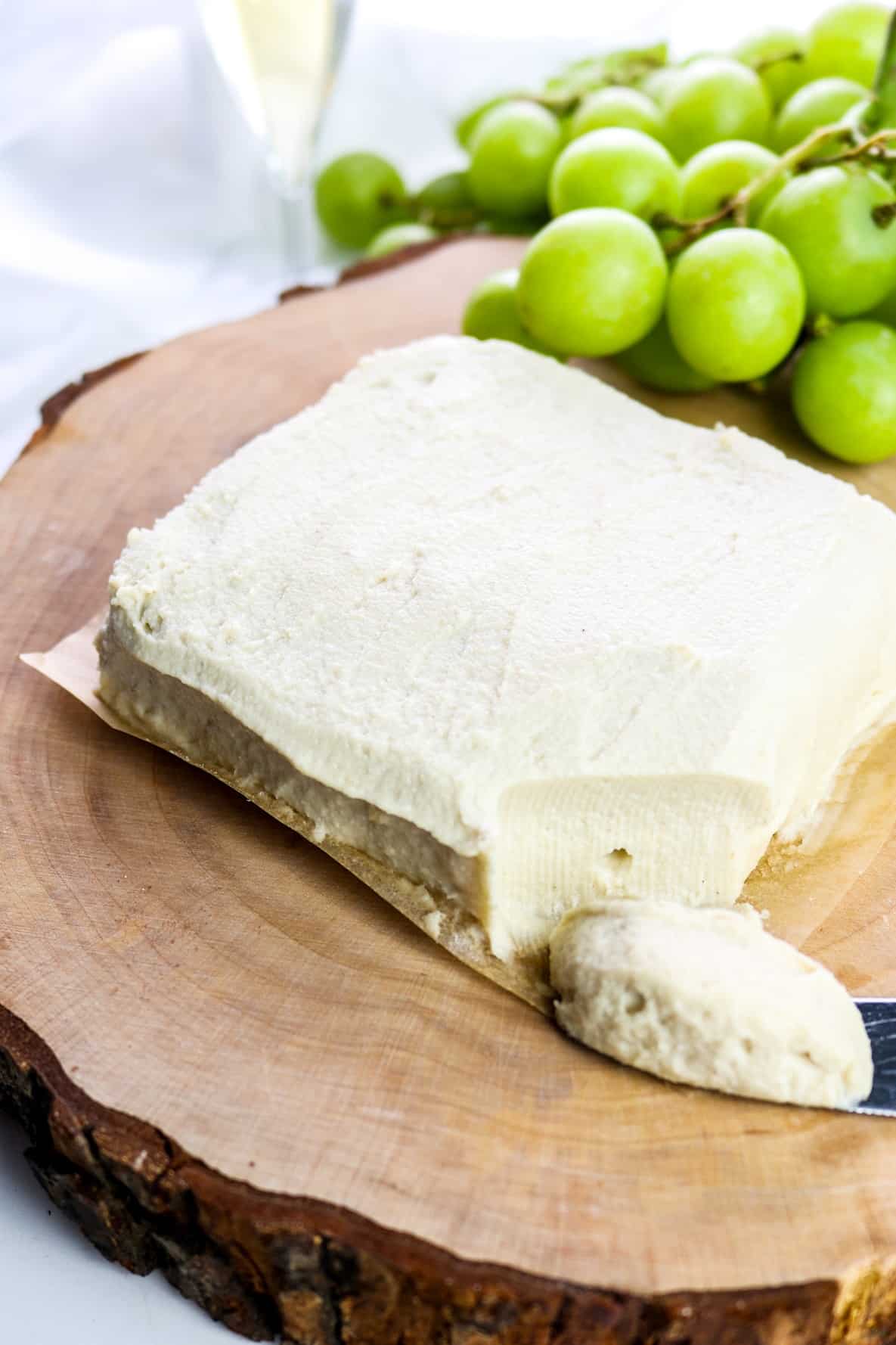 vegan overnight fermented cream cheese