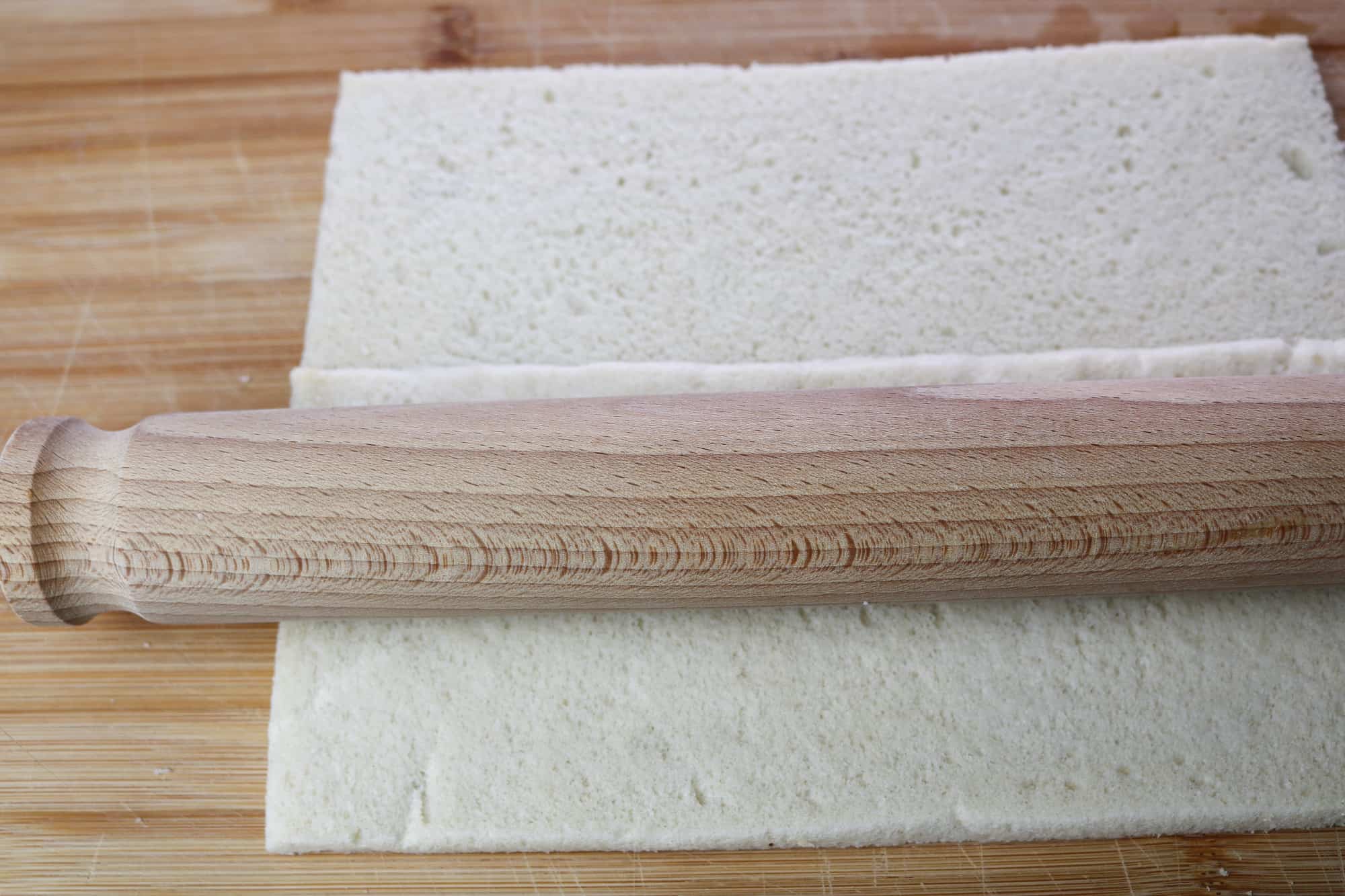 rolling the bread