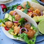 spicy cauliflower tacos