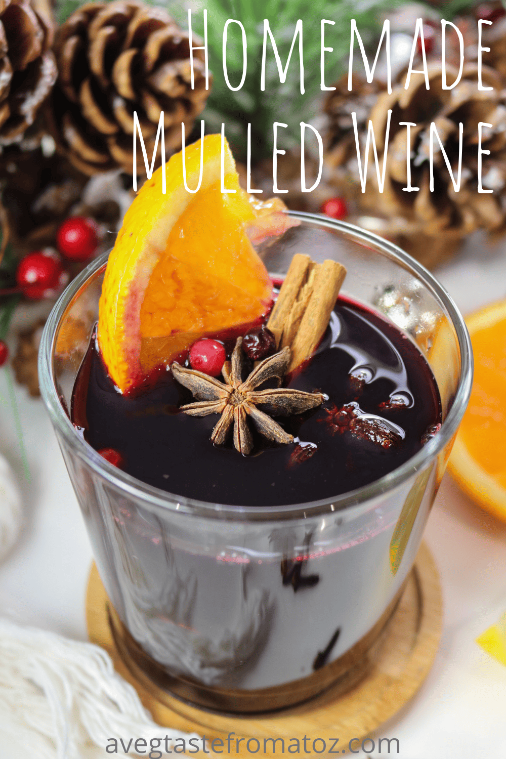 Raise a toast to cosy nights in with a glass of mulled wine from scratch! Crafting this warm and aromatic winter favourite is easy and enjoyable - a wonderful way to make the most of the chilly season. #mulledwine #homemade #redwine #xmas #drinks #booze