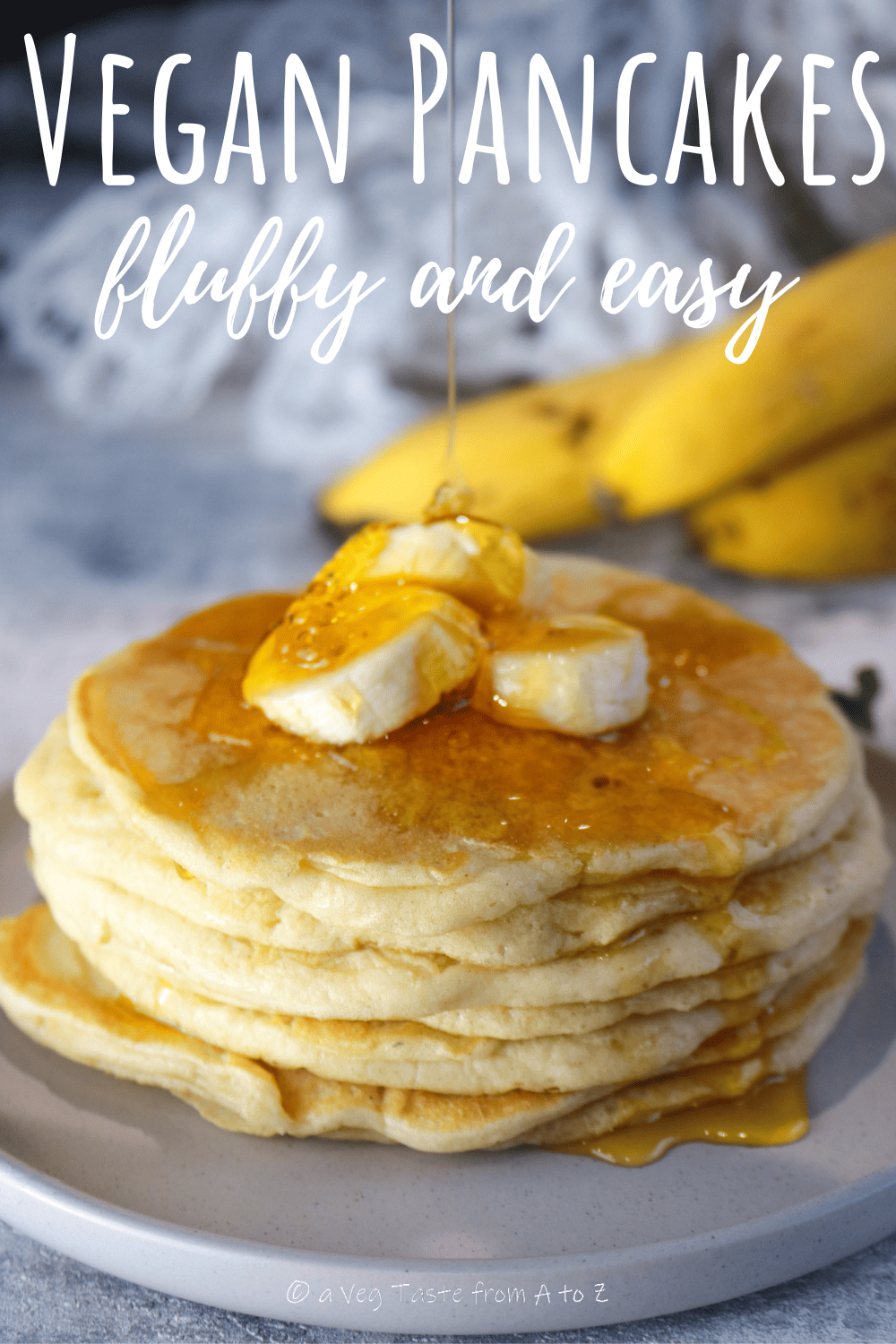 Whether it's Pancake day or you simply fancy to whip up a batch, these fluffy & easy Vegan Pancakes are perfect for you!