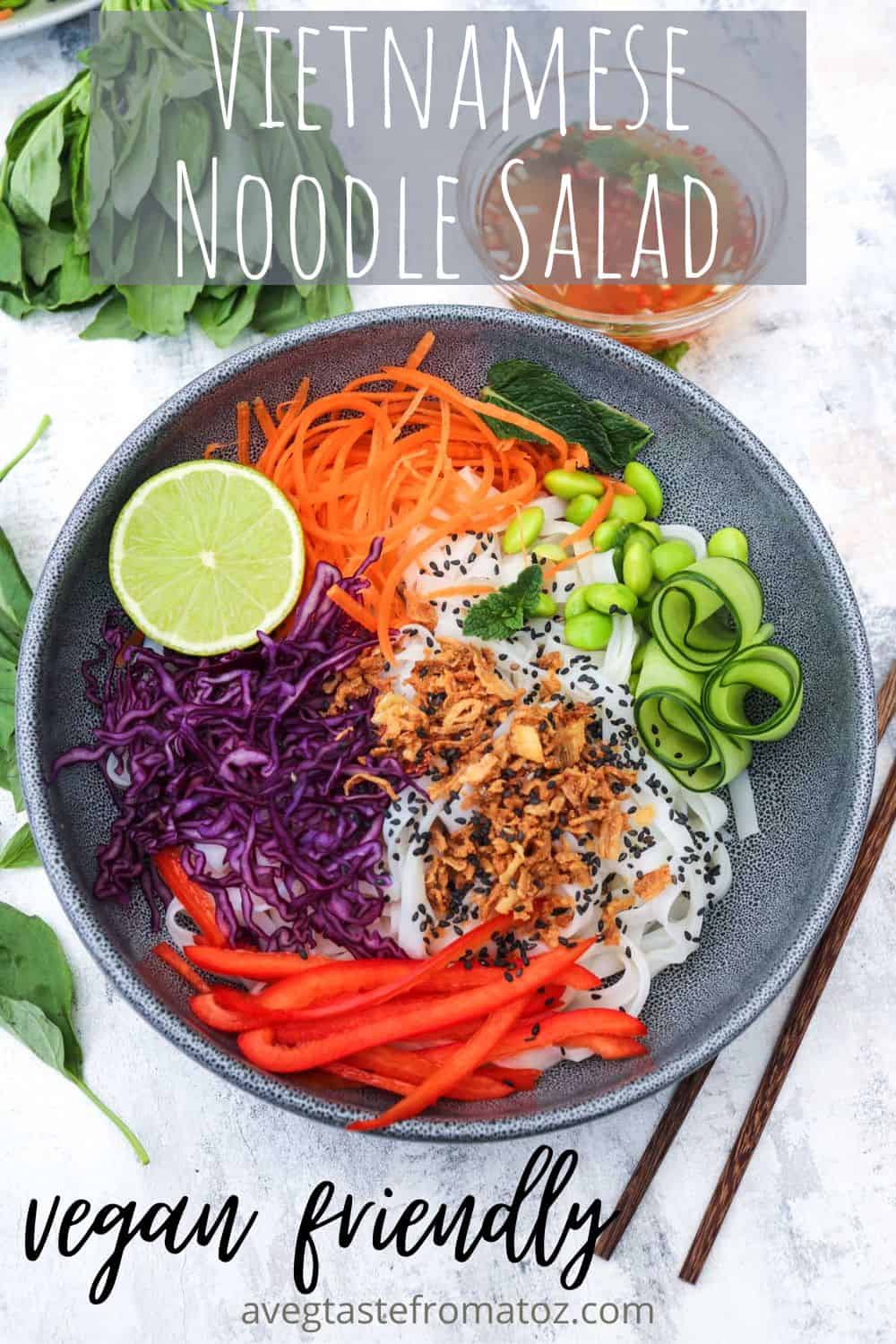 This Vietnamese Noodle Salad is a breeze to make and so refreshingly delicious! In just minutes, you can enjoy a medley of crunchy vegetables, savoury herbs, and tangy noodles. The perfect combination of flavours and textures will have you coming back for more!