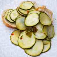pickled zucchini