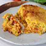 close up arancini bake
