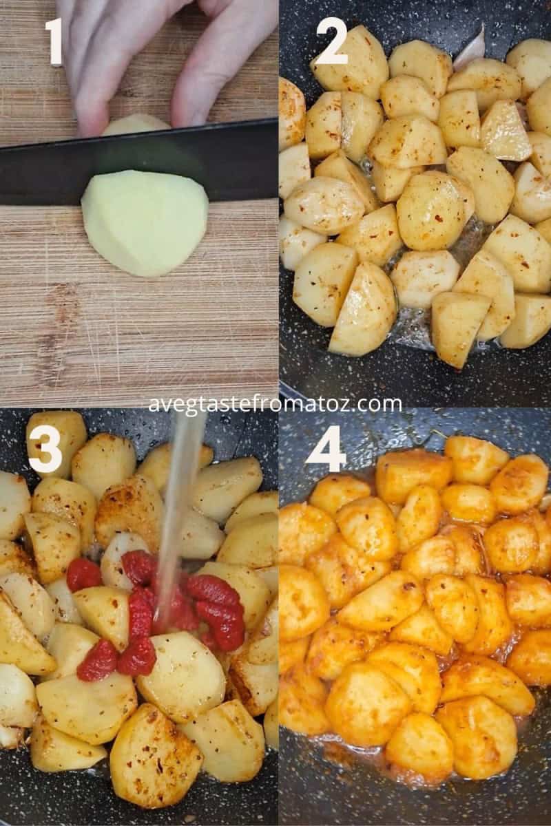 steps to make patatas bravas